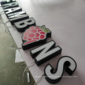 High quality outdoor advertising led box sign custom letter logo light box